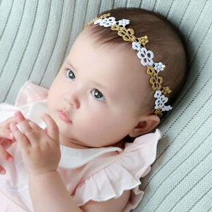 Lace Ba Girls Headbands Newborn Soft Turban Hairbands Chil