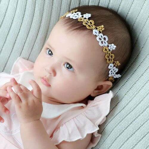 Lace Ba Girls Headbands Newborn Soft Turban Hairbands Chil