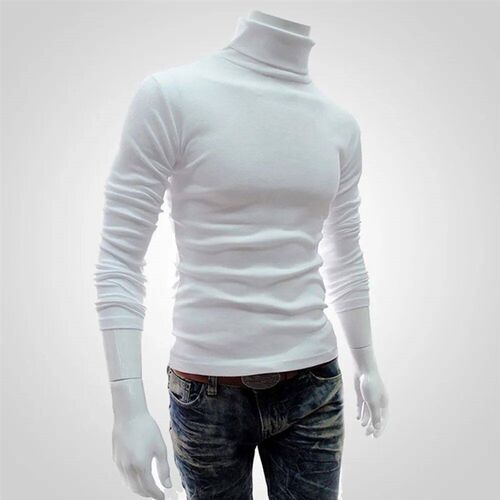 New Mens Slim Turtleneck Long Sleeve ops Pullover Warm Sret