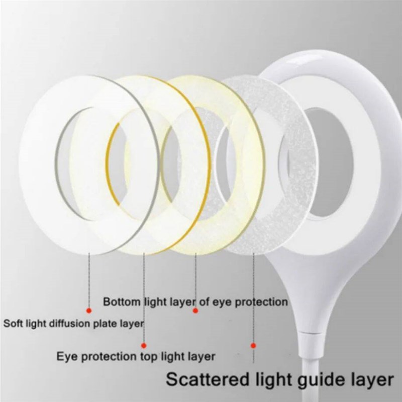 USB Table Lights Night Light Dormitory Bedside Book Lamp Eye图片