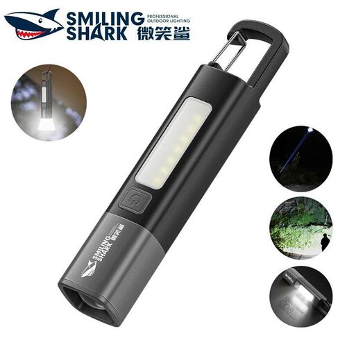 Outdoor rechargeable flashlight super bright camping light