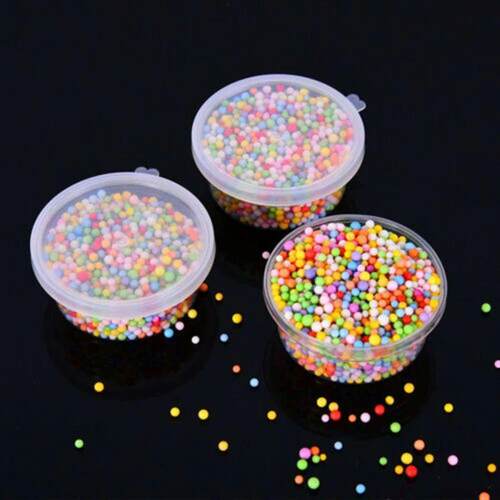 20PCS Foam Ball Round Clear Storage Box Container With Lid S