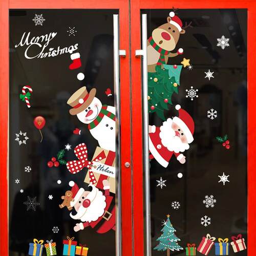 Christmas Window er Merry Christmas Decorations For Home  Cr
