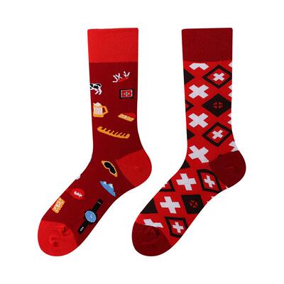 Chinese Zodiac New Year Red Socks Couple Socks