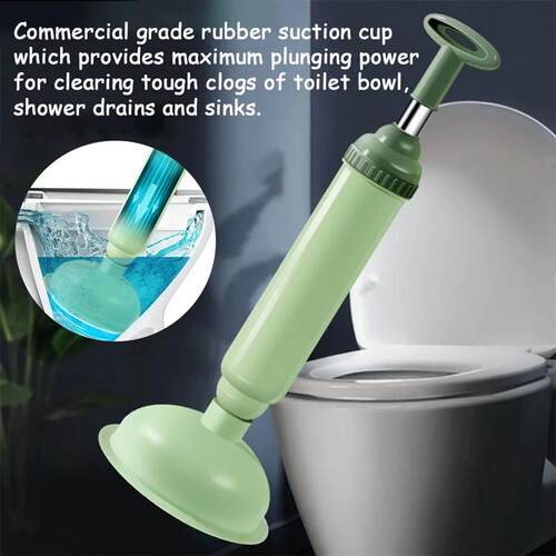 Silicone Toilet Plunger Vacuum Suction Cup High-pressure Pum