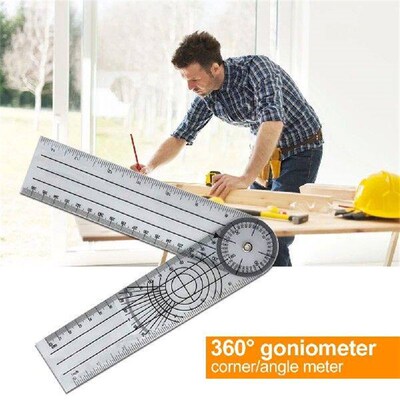360 Degree Measuring Ruler Professional Angle Finder
