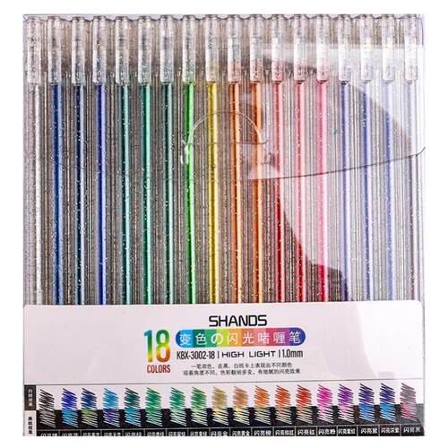 Glitter gel pen color gel pens shiny fairy fantasy