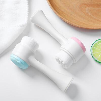 Silicone Face Cleansing Brush Double-Sided Facial Cleanser B