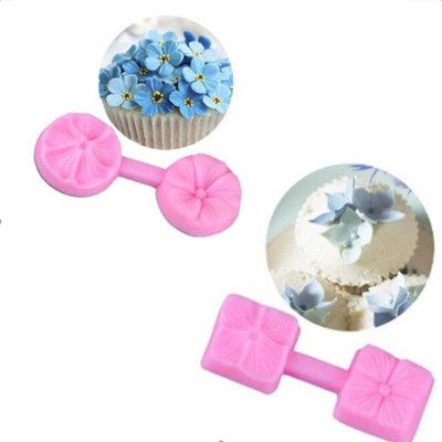 3D Five Petals Flower Silicone Mold Fondant Cake Decorating
