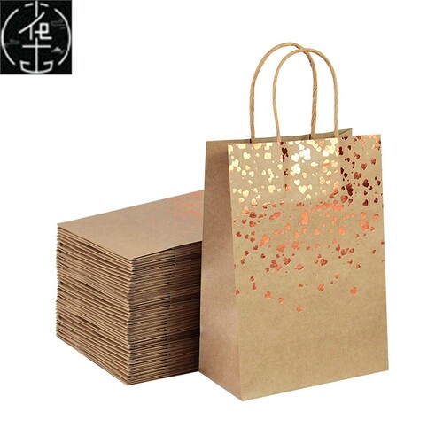 18Pcs Paper Bags White Gift Packaging Bag for Guests Wedding