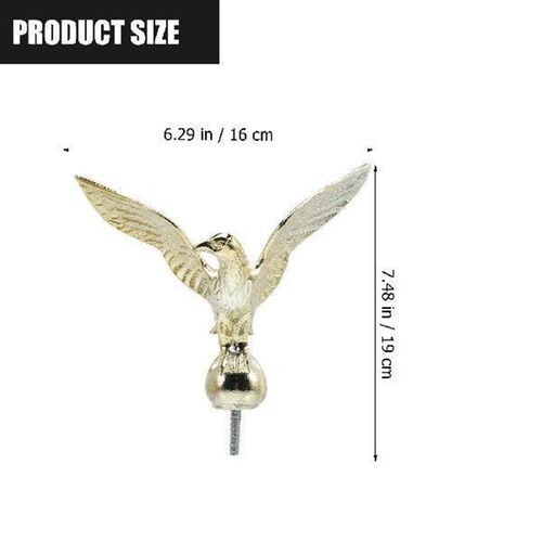 Eagle Flag Finial Flagpole Head Decoration Flagpoles Topper