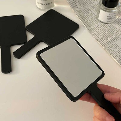 Large Handheld Makeup Mirror Simple Ins Style HighValue for