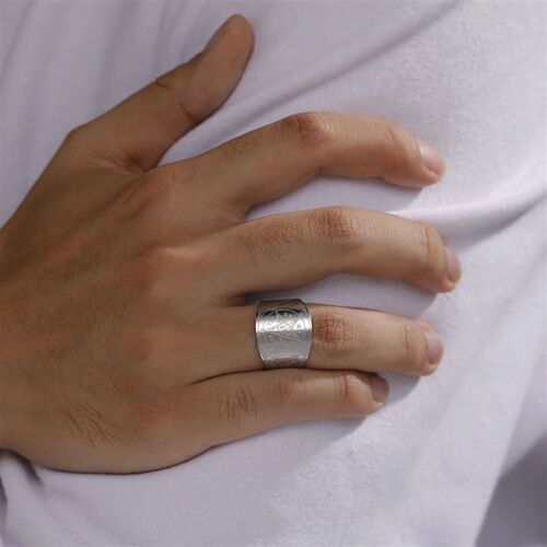 New In Occult Sigil of Baphomet Ring for Men Personality Dev
