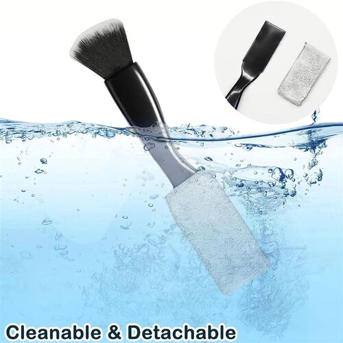 Double Head Brush For Car Cleaning Portable Interior Detaili
