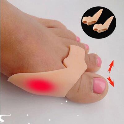 2Pcs Special Hallux Valgus Silicone Big Bone Toe Straightene