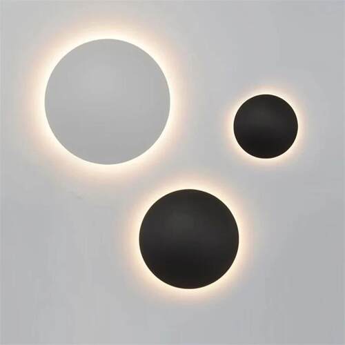 IP65 Waterproof Round LED Wall Light Outdoor Garden Balcony