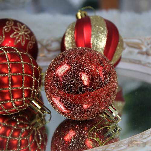 Christmas Balls, Colorful Unique Shape Ornaments圣诞球