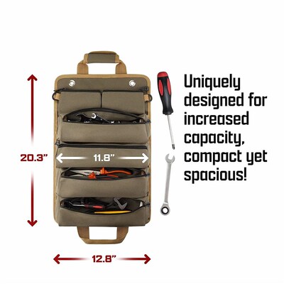 Professional Tools Bag Roll UP Portable Multi-Purpose Hangin