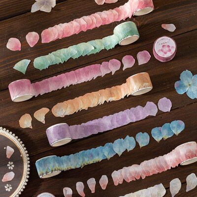 200PCS/Roll Sticker Adorable Flower DIY Scrapbook Petals贴纸