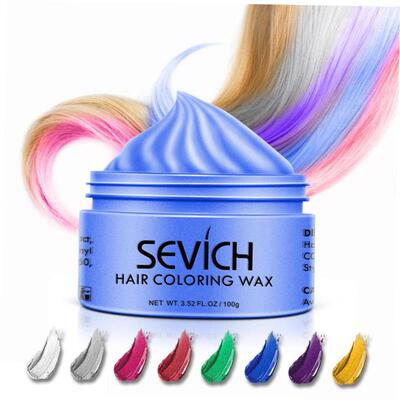temporary hair color wax men diy mud One-time Molding Paste1