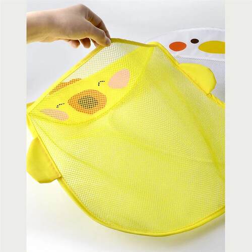 Baby Bath Toys Cute Duck Mesh Net Toy Quick Dry Bathroom Mes