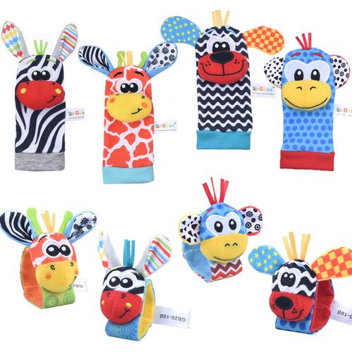 Baby Toys 0 6 12 Months Cute Stuffed Animals Baby Rattle Soc