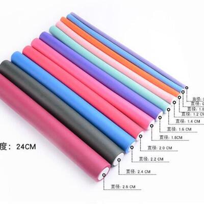 10pcs/set Beautiful And Cute Bendy Hair Curler Rollers Rubbe