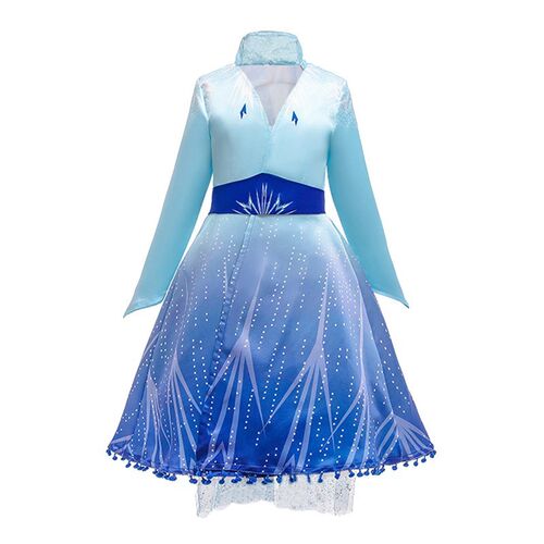 3 5 6 8 10 Years Girls Elsa 2 Costume Kids Halloween Cosplay