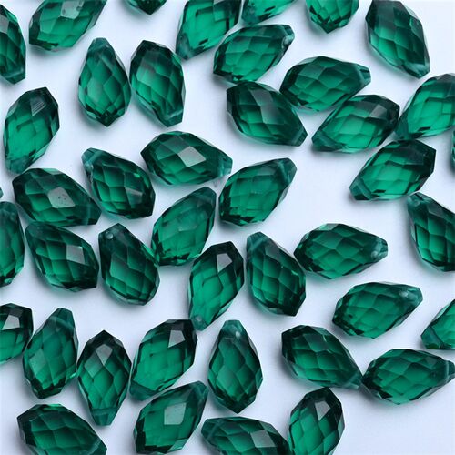 50pcs Crystal Teardrop Beads Chandelier Pendants Waterdrop S