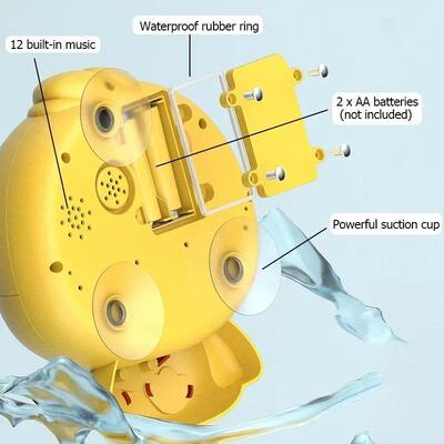 Bubble Duck Baby Bath Toy Funny Toddler Bath Bubble Maker Po