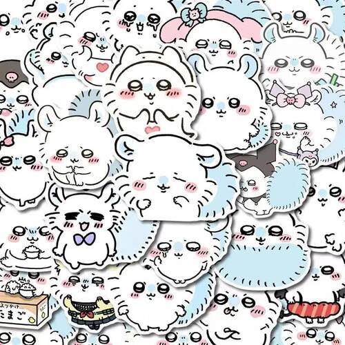 Chiikawa 54pcs Stickers Flying Squirrel  Cut