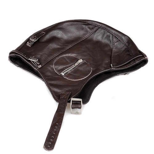 Exclusive  Winter Man Genuine Pure Leather Fur Pilot Flight