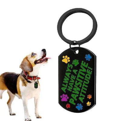 Animal Identification Tags Engraved Stainless Steel