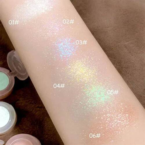 Monochrome Glitter Eyeshadow Pearlescent Highlighter Powder