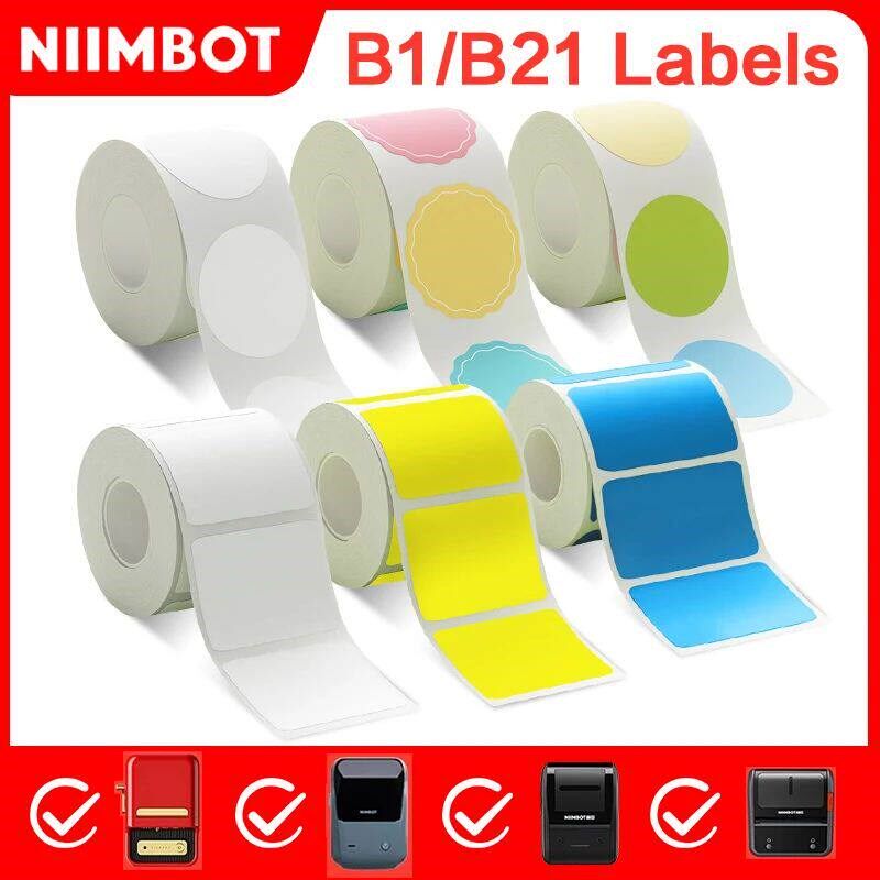 Niimbot B21/B1 Thermal Label Paper Food Label Paper Price Ta图片