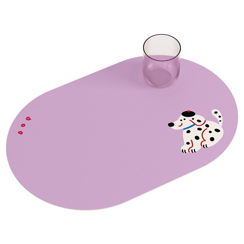 范店波点小狗餐垫防水防油防烫耐高温餐盘垫免洗卡通餐桌隔热杯垫,居家布艺,餐垫,淘宝优惠券,粉丝福利购,淘宝优惠卷