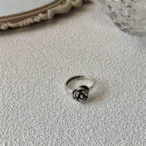 2023 New Fashion Removable Self Defense Open Ring Gothic Sil