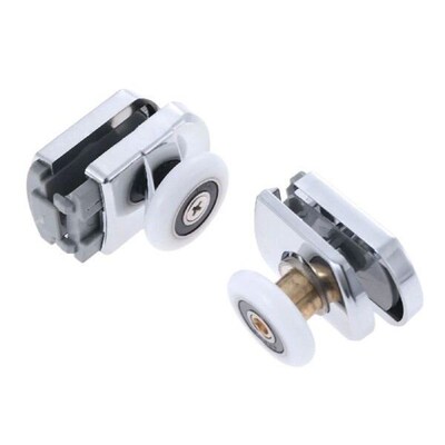 1 Pc Plastic Shower Door Rollers Wheels Stainless Steel