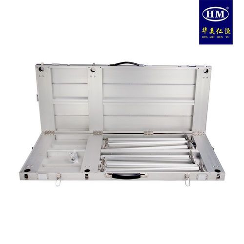 华美2022年新款六腿大钓台00*1000加粗毫米折叠便携钓鱼台