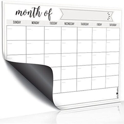 weekly monthly planner magnetic dry erase fridge board note