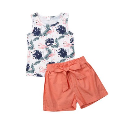 Citgeett Summer 2PCS Toddler Kids Baby Girls Outfits Clothes
