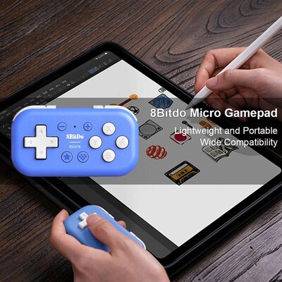 2025 8Bitdo Micro Gamepad Pocket Controller Designed for 2D