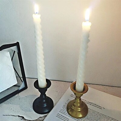 Candle Holder Rust-proof Simple Style Retro Appearance Decor