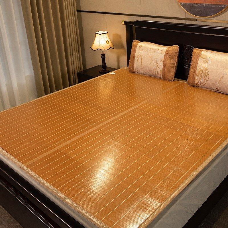 凉席竹席夏季冰丝夏天学生宿舍单人可折叠面家用草席子冬夏两用,床上用品,竹席,淘宝优惠券,粉丝福利购,淘宝优惠卷