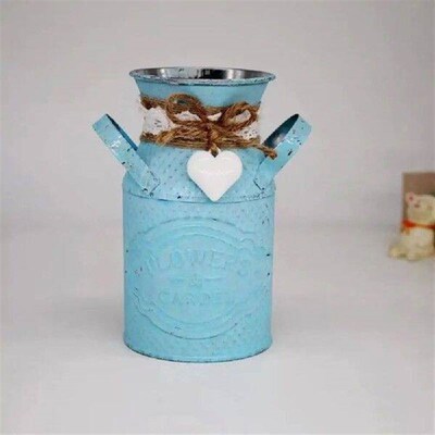 Simple Heat Resistant Round Vase Pot Iron Craft High-grade