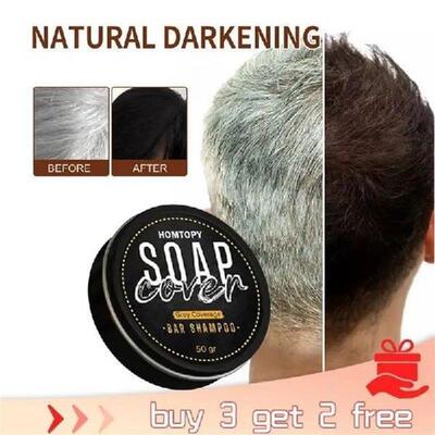 110pcs Hair Shampoo Soap Polygonum Multiflorum Shampoo