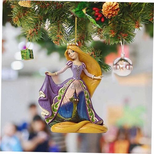 Flat  Princess Christmas Pendant Xmas Tree Decorations Carto