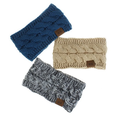 Winter Warmer Knitted Headband Women Fashion Crochet Turban