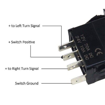 Turn Signal Rocker Switch 12V Controller Blinker Fixing