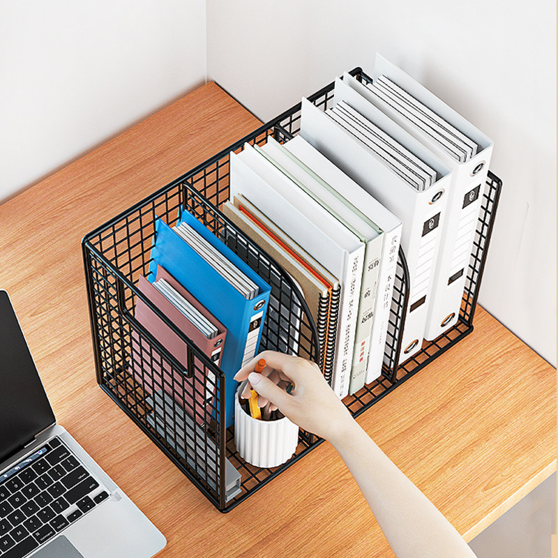 书桌置物架小型金属文件架办公室桌上整理架学生儿童书架桌面,收纳整理,书桌收纳置物架,淘宝优惠券,粉丝福利购,淘宝优惠卷